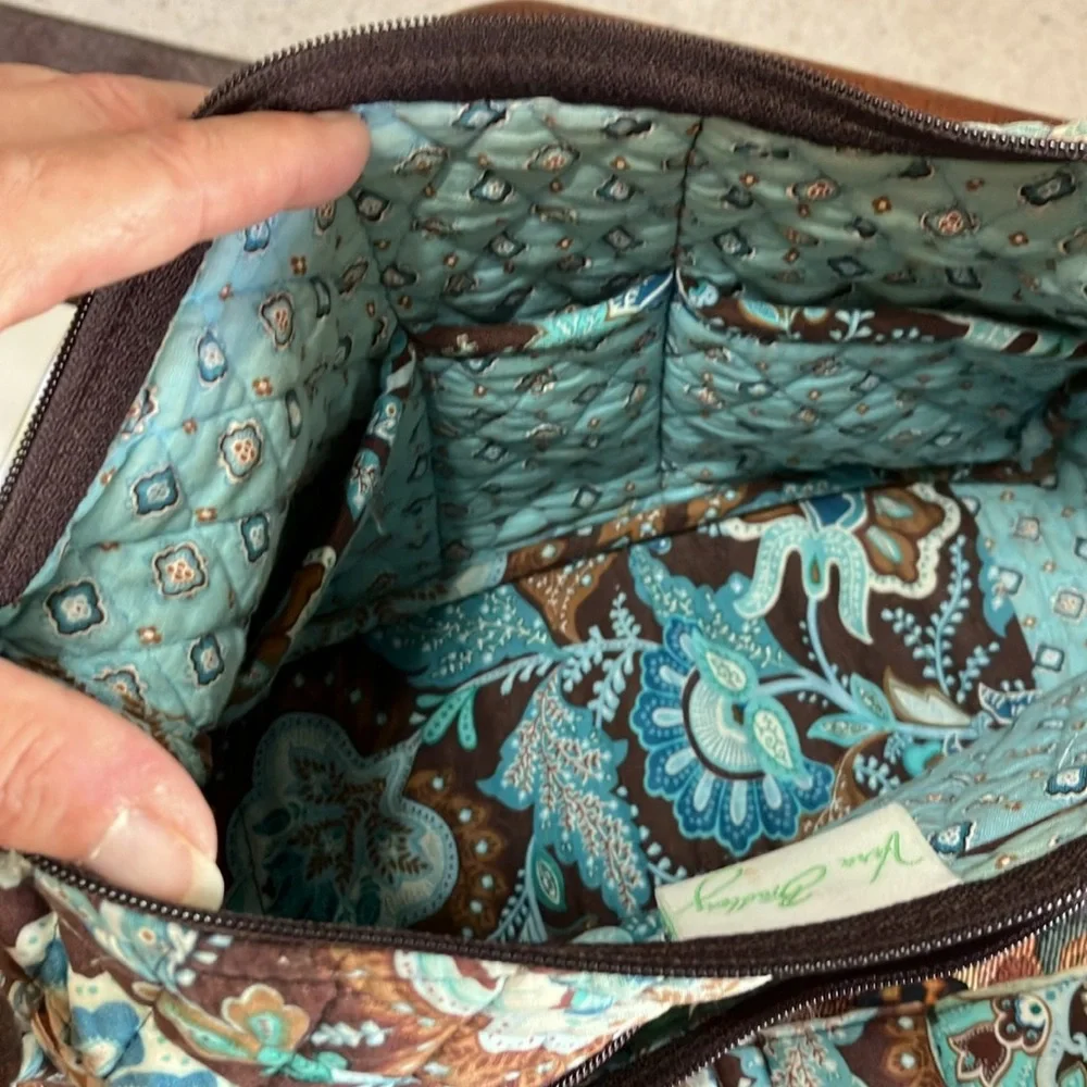 Vera Bradley fabric paisley floral purse - Picture 10 of 15
